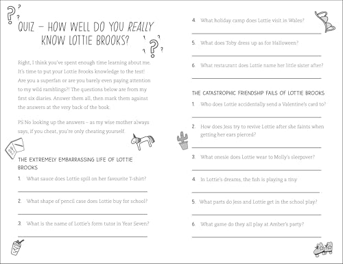 Lottie Brooks’s Essential Guide to Life: Write Your own Diary with Lottie: activities and a