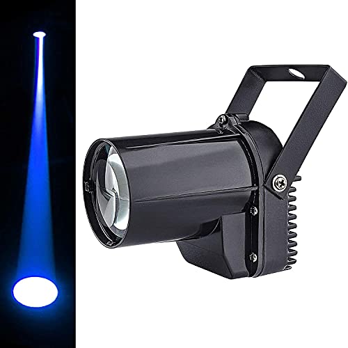 LED Pinspot, Luci dDella Sfera Dello Specchio Della Discoteca, Faretto LED Blu 3W Super-Luminoso Lampada DJ Discoteca Fase Luce