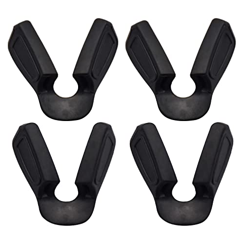 Nez en silicone pour Oakley Jawbreaker | Lot de 2 plaquettes noires