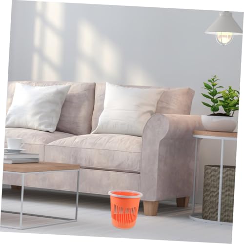 Basura rectangular de polipropileno 2 piezas naranja miniatura 5