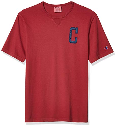 Champion Life Men's Vintage WASH Heritage Short Sleeve TEE - Satin C Shirt, Imperial Gold, X Small