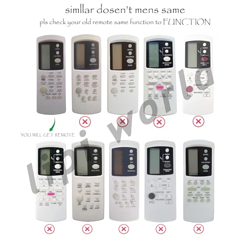 Image of LipiWorld 31A Turbo AC Remote Control (Compatible Voltas Split AC Old Exactly Same Will Only Work) Compatible for VOLTAS AC Remote