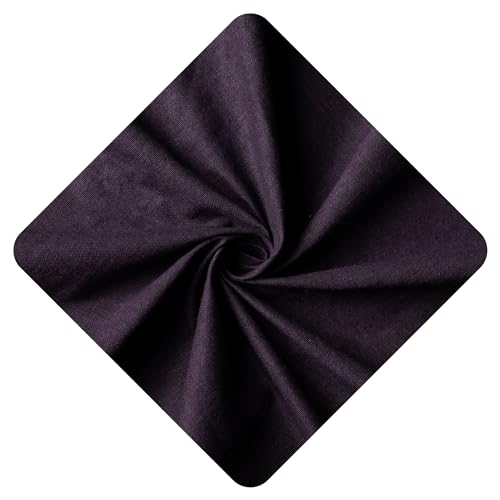Image of Unstitched Cotton Fabric for Men and Women - Light Weight Self Pattern Khadi Cotton Fabric Material (2.5 Meter, Royal Purple)