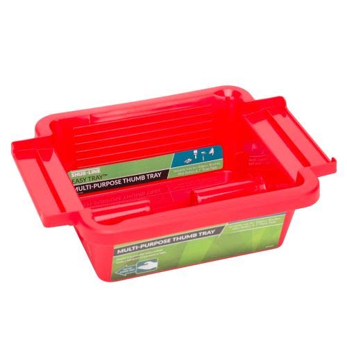 Shur-Line 2006089 Easy Thumb Tray, Red