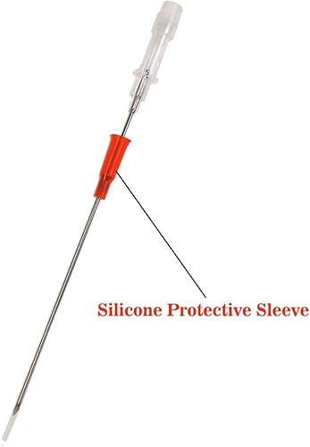 Miniatura 7 de 2 unids 14G emergencia primeros auxilios kit tensión neumotórax aguja torácica agujas de descompresión pecho agujas perforación cuerpo aguja