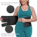 MAMODY Postpartum Belly Band abdominal Binder for Natural Delivery & C-Section, Adjustable Compression Wrap, Abdominal Support Belt (Black, Large)