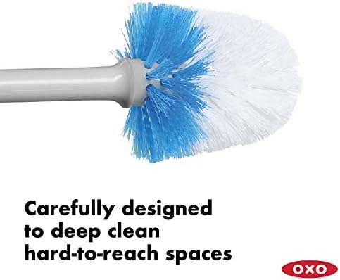 OXO Good Grips Compact Toilet Brush & Canister - Gray, Pack of 1
