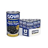 Goya Foods Black Beans, 46 Ounce (Pack of 12)