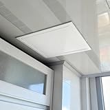 Innovz Revisionsklappe Trockenbau Zugangstür mit Hebevorrichtung für Die Deckeneinlage Abdeckplatte für Die Zugangstür aus Metall Bündig Eingelassene Inspektionstür(White,20x20in(50x50cm))