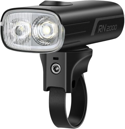 Lampe Vélo Puissante 170 Mètres pour Éviter le Danger la Nuit
