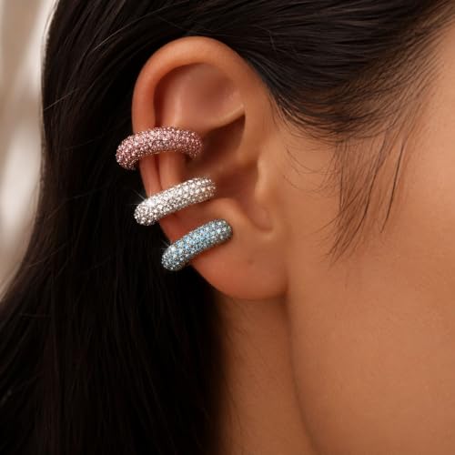 Image of Ear Cuff Set Non Piercing Stackable Clip On Earrings