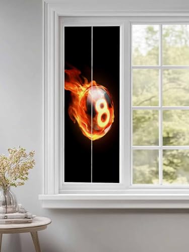 Película para ventana mate 23.6x59 pulg negro y naranja miniatura 3