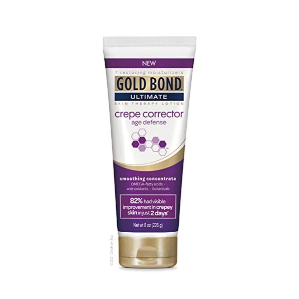 Gold-Bond-Ultimate-Crepe-Corrector-8-oz-Age-Defense-Smoothing-Concentrate-Skin-Therapy-Lotion Gold Bond Age Renew Crepe Corrector Body Lotion, Replenishing & Smoothing Formula, 8 oz.