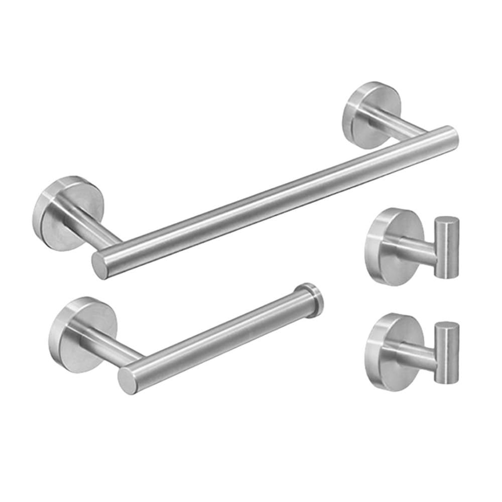 Porte-papier toilette et accessoires muraux en inox pour résoudre le manque de rangement