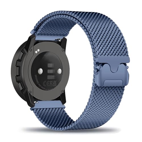 Metal Correa Compatible con Suunto Ambit 3/3 Run/3 Sport Correa de Reloj, con Ajustable Magnética Aceros Inoxidable Clásico Pulseras de Repuesto para Suunto Ambit 3 Sport Banda (2)