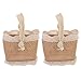 Hochzeit Streukörbchen Jute Hochzeitskorb Geschenkbeutel: 2 Stücke Geflochtener Blumenkorb Obstkorb Weihnachten Geschenkkorb Süßigkeiten Beutel Blumenkinder Korb Körbchen Landhaus Deko Tischdeko