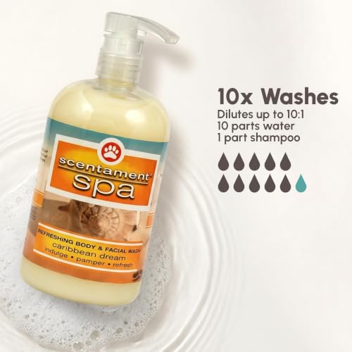 Image of Best Shot Pet Scentament Spa Seasonal Facial & Body Wash (Caribbean Dream, 16 fl oz)