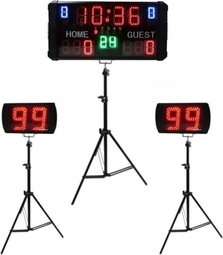 Marcador Digital Electrónico Multi Deportivo Indoor con Reloj de 24 Segundos