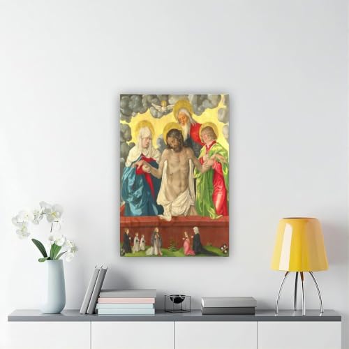 Impression sur toile The Trinity Hans Baldung tableau mural petit format - 6