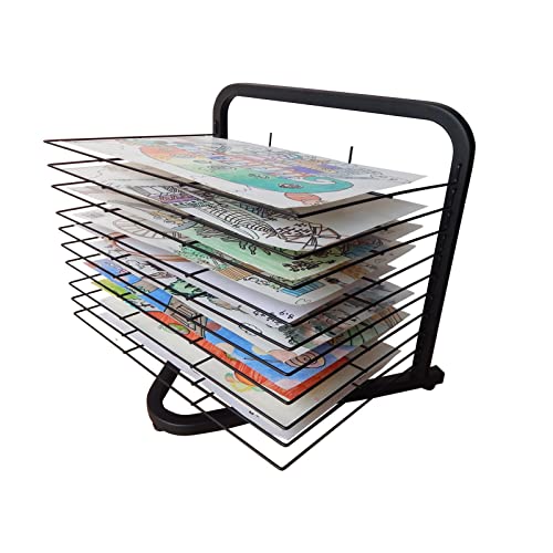 PortabDrying Rack – Tischregale für Kunstwerke, StoClassroom nizatKids Bastelbedarf & platzsparendes Kunststudio Solut