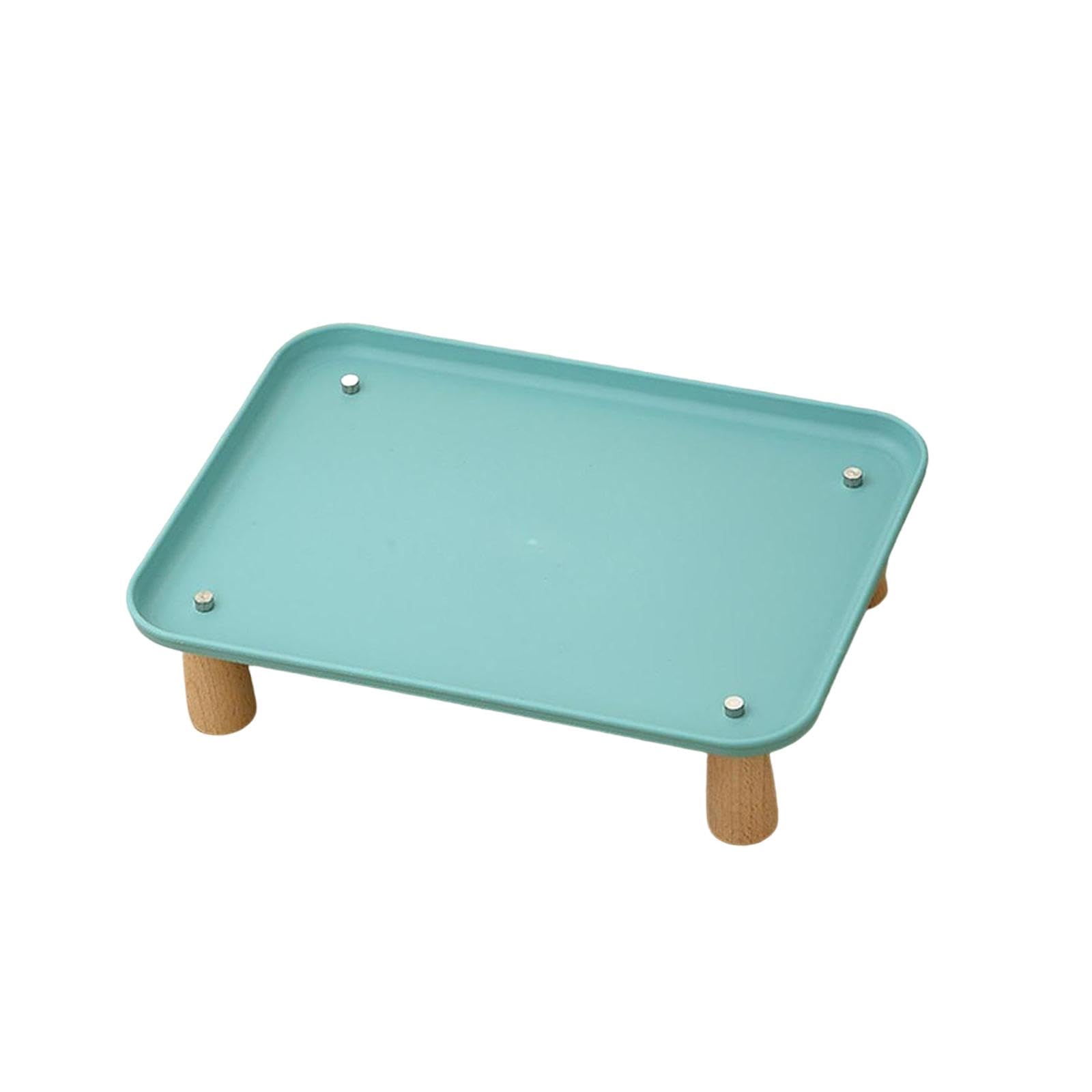 Sharplace Raised Pet Feeder Stand, Non-Slip Elevated Cat Dog Bowl Stand for Protects Pet Neck, Easy to Clean, Compatible with Automatic Feeder for Small Medium Dogs & Cats Home Kitchen Use, Dark Green