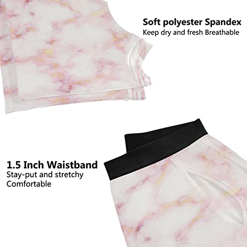 Calzoncillos de mármol rosa Vnurnrn con acabados textiles de alta comodidad 4