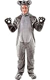 ORION COSTUMES Unisex Riesiger Grauer Koala BärOverall TierKostüm