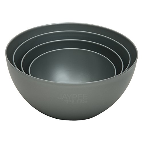 Jaypee plus, Mixing Bowl, Set of 4, Grey
