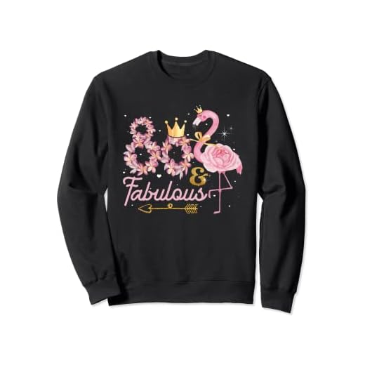 80 y fabuloso flamenco 80 cumpleaños 1942 Sudadera