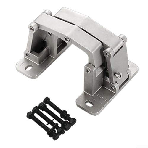 Bisagra resistente de acero inoxidable con diseño de 180 grados para boca de incendios y puertas de piedra (100 kg)