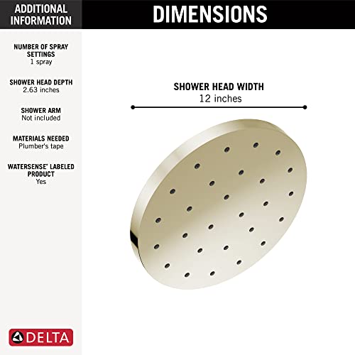 Delta-faucet-52160-PN-PR-Universal-Showering-Components-Showerhead-Lumicoat-Polished-Nickel-175-GPM-Water-Flow