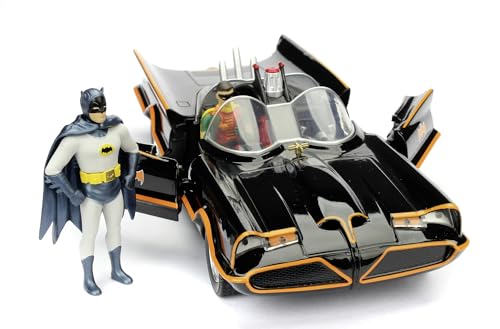 Jada Toys Batman Batmobile clásico 1966 1:24 escala metal miniatura 5