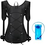 Hydration Backpack Pack with 2L Water Bladder Lightweight Running Vest Bag for Hiking Cycling Climbing Jogging