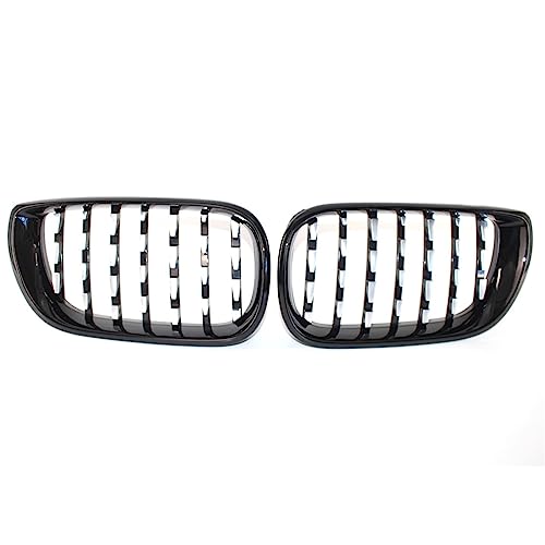 Gril de style mètre diamant et calandre noire de protection centrale haut de gamme pour BMW E46