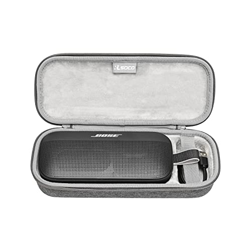 Coque rigide pour enceinte portable pour éviter les rayures et les chocs en voyage - Gris