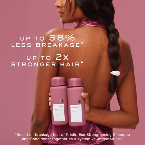 Image of Kristin Ess Biotin Shampoo and Conditioner Set for Women - Sulfate Free + Color Safe - Volume + Thickening - Deep Repair - Thinning Hair + Hair Loss - Promotes Healthy Hair Growth + Anti-Breakage