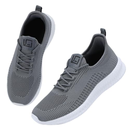 Image of Men's Running Shoes Ultra Lightweight Breathable Comfortable Walking Shoes Casual Fashion Sneakers Mesh Workout Shoes