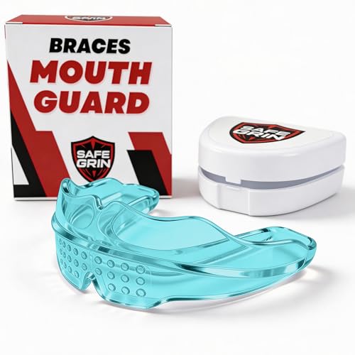Sports Mouth Guard for Youth & Teens, Silicone, Blue