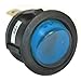 Off / On 10 Amp Round Rocker Switch Lights Up Blue When Switch Is Turned On