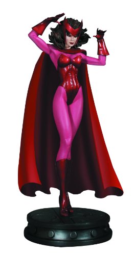 Diamond Comic Distributors Scarlet Witch Statue - Painted - Classic - Red