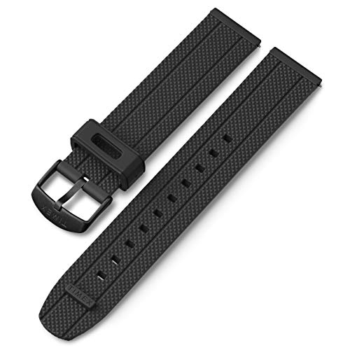 Timex Unisex 20mm Quick Release Silicone Strap with Timex Pay â€“ Black