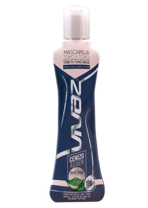 Natural Hair Vivaz Mascarilla Matizante Tono a Tono Aloe Vera Matizador Aloe Vera Queratina | Mascarilla Depositadora de Color Nuance Natual Hair