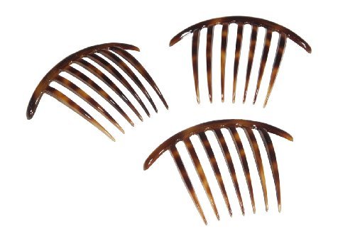 French Twist Comb Made in France Tortoise Shell - Set of Three (3) by Ear Mitts; EarMitts