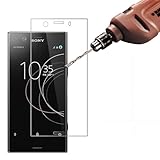 [3 Pack]-Sony Xperia XZ1 Tempered Glass, Sony Xperia XZ1 Screen Protector Glass 0.33mm 2.5D 9H Hardness [Anti Scratch][Anti-Fingerprint] Bubble Free.