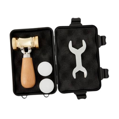 Baoblaze Woodworking Brass Head Mallet Punch Hammer Multifunction DIY Crafts Carpenters Aid Tool Woodworking Mallet for Woodworker