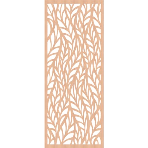 Image of Ortonville Decorative Pierced Fretwork Wood Wall Panels, 25 3 /8 inchW x 64 3 /8 inchH x 3 /8 inchT, Alder