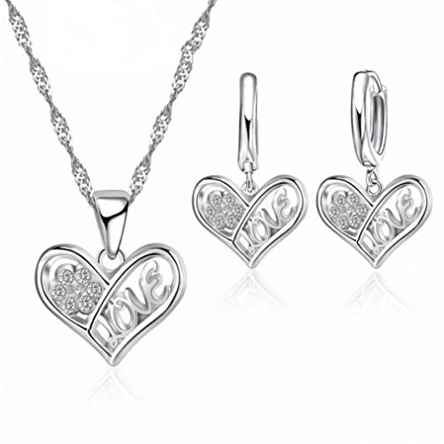 Boucles d'oreilles cœur argent pour sceller votre amour unique