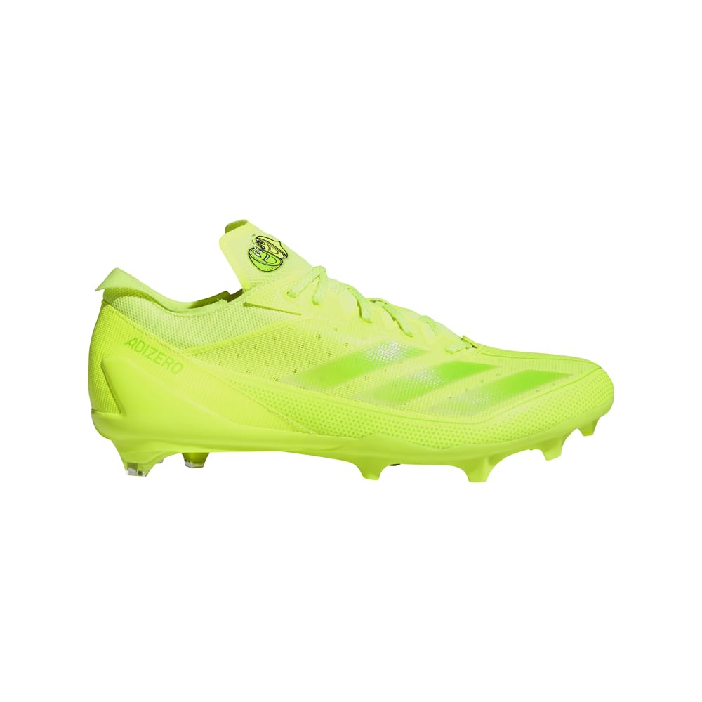 adidasMens Adizero Electric Football Sneakers Shoes Cleated Green, Yellow