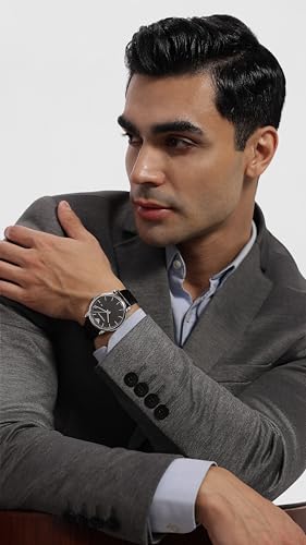 Image of Emporio Armani Men's Three Hand, Automatic or Chronograph Watch with Stainless Steel or Leather Band