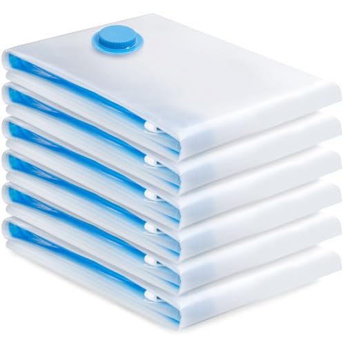 BoxLegend Vakuumbeutel für Kleidung Staubsauger, 8 Stück (4 * 80 x 60cm + 4 * 60 x 40 cm) Vakuum Aufbewahrungsbeutel Vakuum Kleiderbeutel Wiederverwendbar für Kleidung, Bettdecken, Kissen, Decken